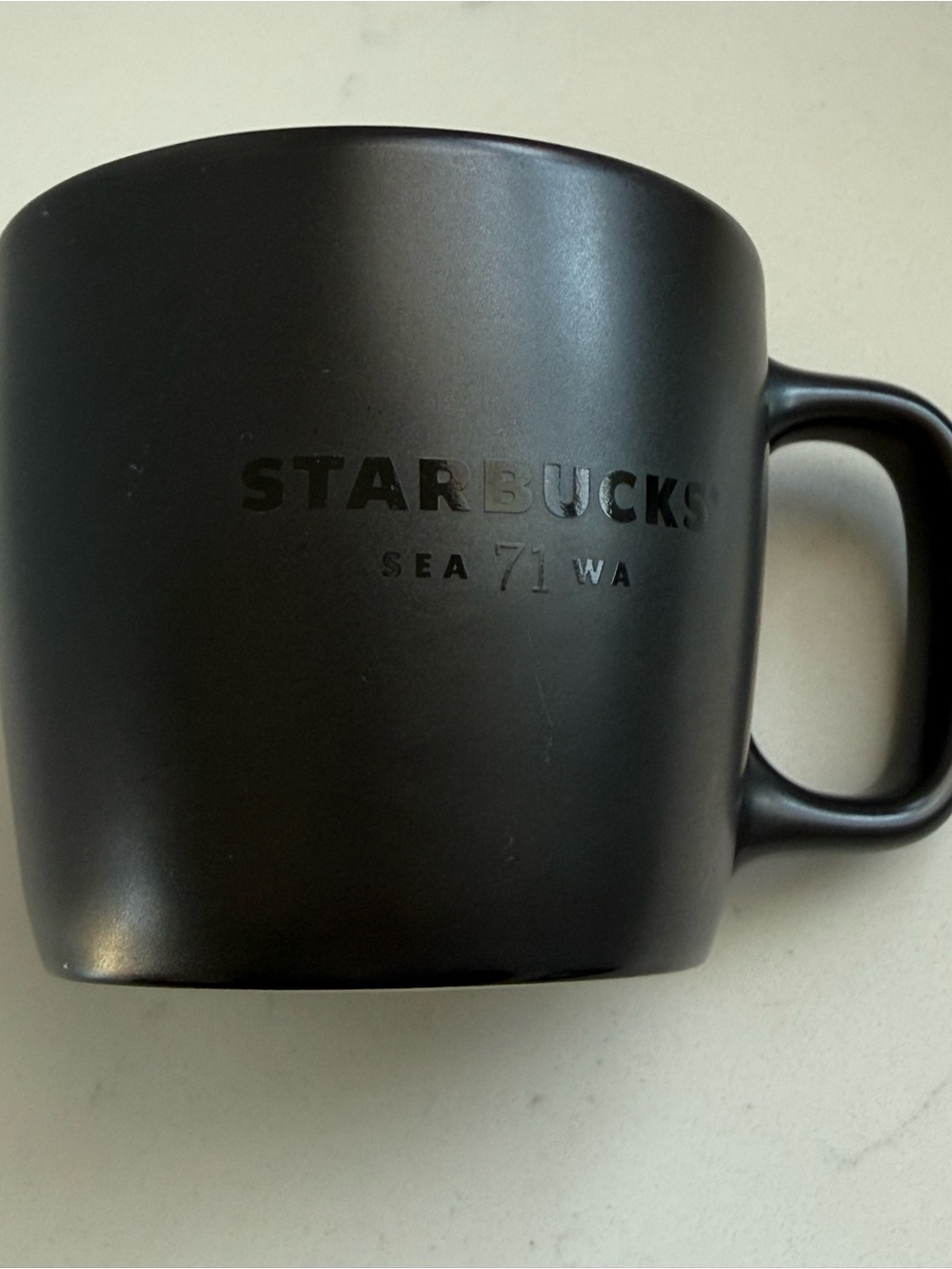 Mug with Starbucks logo